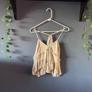 Lacey Beige Blouse